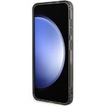 Guess GUHMS24SHFWFCK S24 S921 black hardcase IML Flowers Wreath MagSafe - imagine 5