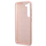 Guess GUHCS23MLSLMGPP S23+ S916 pink hardcase Silicone Script Metal Logo - imagine 7