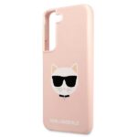 Karl Lagerfeld KLHCS22MSLCHPI S22+ S906hardcase  pink Silicone Choupette Head - imagine 6