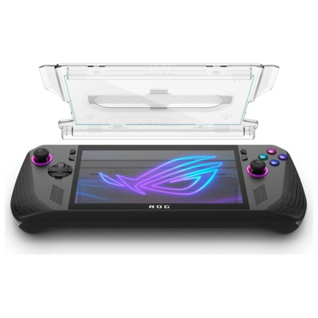 Tempered glass Spigen Glas.TR EZ FIT for Asus ROG Ally X - imagine 5