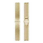 Beline Watch strap 20mm Metal Honeycomb Gold/gold box - imagine 2