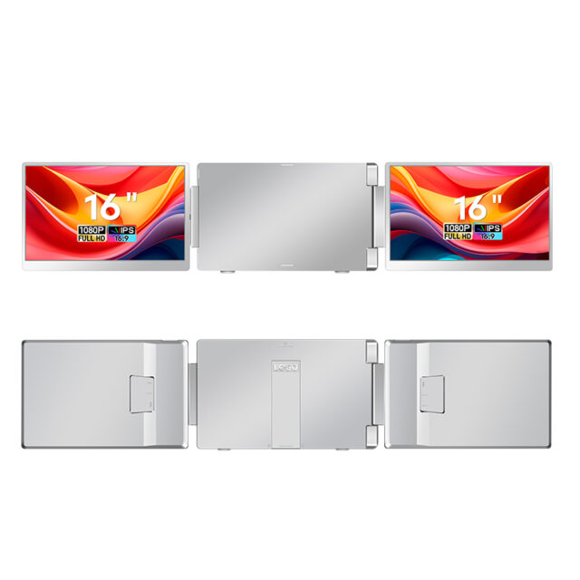 Extralink Smart Life S11 16" Portable Laptop Monitors, 2 Monitors, IPS, 1920x1200 - imagine 2