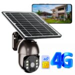 Extralink Mystic 4G PTZ | 3G/4G/LTE camera | with solar panel 8W, 1080p, IP66, 4x 18650 battery, Tuya