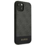 Guess GUHCP13SG4GLGR iPhone 13 mini 5,4" grey hardcase 4G Stripe Collection - imagine 4