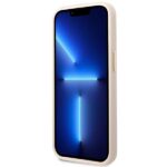 Guess GUHCP14SHG4SHP iPhone 14 / 15 / 13 6.1" pink hard case 4G Vintage Gold Logo - imagine 5