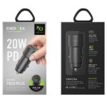 ENERGEA car charger 1xUSB+1xUSB-C PD-QC3.0 38W gunmetal Alu Drive PD20+ - imagine 6