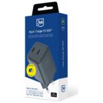 Ładowarka sieciowa 3MK Hyper Charger PD   45W GaN QC4+ PPS 2C Super-Fast Charge 2.0 czarny - imagine 2