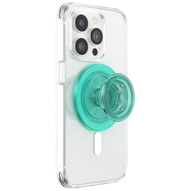 Uchwyt i podstawka do telefonu            Popsockets Translucent MagSafe miętowy 807029 - imagine 5