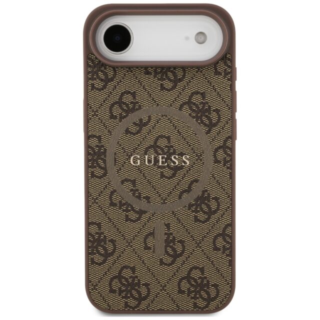 Guess 4G Ring Classic Logo MagSafe Case for iPhone Air Brown - imagine 3