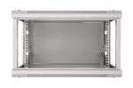 Extralink 6U 600x450 Gray | Rackmount cabinet | wall mounted - imagine 4