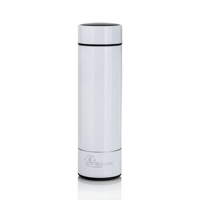 Extralink Smart Travel Mug White | Thermal mug | with temperature display - imagine 3