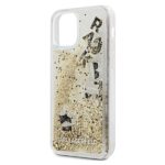 Karl Lagerfeld KLHCP12LROGO iPhone 12 Pro Max 6,7" gold hardcase Glitter Charms - imagine 4