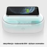 LYFRO Air Capsule Sterilizer UV-C with Wireless Charger 10W white - imagine 8