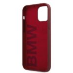 BMW BMHCP12MSLBLRE iPhone 12 / 12 Pro 6.1" red hardcase Silicone Signature Logo - imagine 7