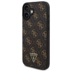 Guess GUHCP16SPG4GPK iPhone 16 6.1" black hardcase New 4G Triangle - imagine 2