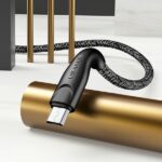 USAMS braided cable U41 microUSB 2m 2A red SJ396USB02 (US-SJ396) Fast Charge - imagine 4