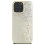 Karl Lagerfeld KLHCP16XPFMFBKMD iPhone 16 Pro Max 6.9" gold hardcase Metal Signature - imagine 3