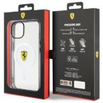 Ferrari FEHMP14MURKT iPhone 14 Plus / 15 Plus 6.7" transparent hardcase Outline Magsafe - imagine 8