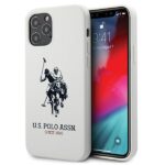 US Polo USHCP12MSLHRWH iPhone 12/12 Pro 6,1" white Silicone Collection