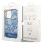 Guess GUHCP14LHGPLHB iPhone 14 Pro 6,1" blue hardcase Porcelain Collection - imagine 8