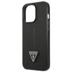 Guess GUHCP13LPSATLK iPhone 13 Pro/ 13 6,1" black hardcase SaffianoTriangle Logo - imagine 6