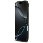 Guess Grained Flowers Classic Logo MagSafe case for iPhone Air black - imagine 5