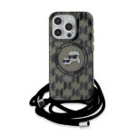 Karl Lagerfeld KLHMP15LHCKCKLCK iPhone 15 Pro 6.1" black hardcase IML Crossbody Monogram Karl - imagine 2