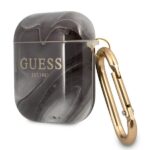 Guess GUA2UNMK AirPods cover black Marble Collection - imagine 2