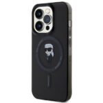 Karl Lagerfeld KLHMP15XHFCKNOK iPhone 15 Pro Max 6.7" black hardcase IML Ikonik MagSafe - imagine 2