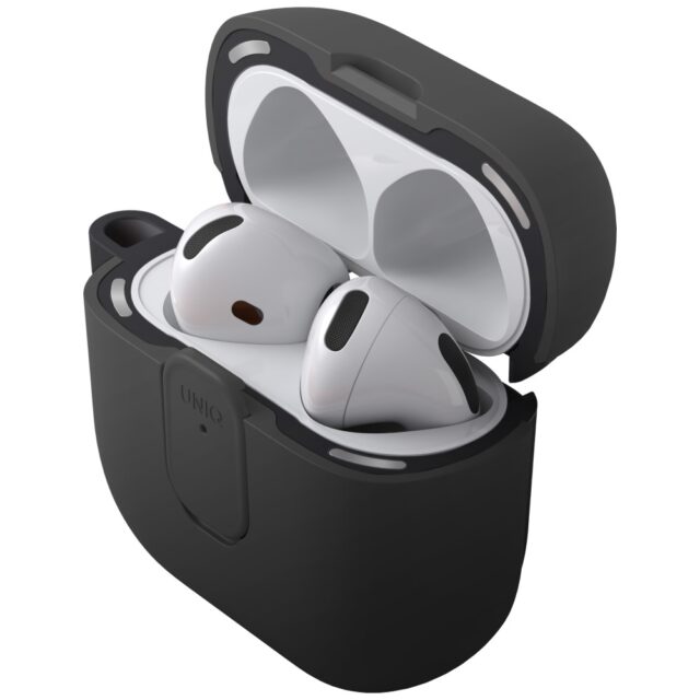 Case UNIQ Clyde for AirPods 4 Lock Case   black - imagine 2