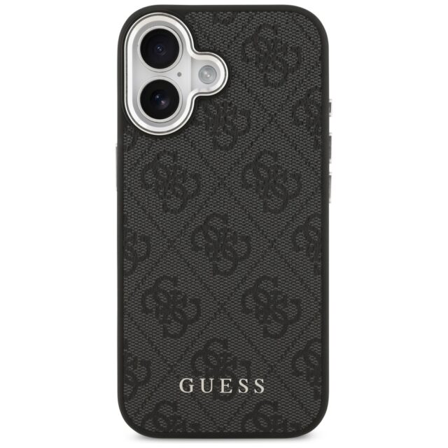 Case Guess 4G Classic Logo MagSafe for iPhone 17 black - imagine 3