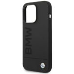 BMW BMHMP14XSLBLBK iPhone 14 Pro Max 6,7" black hardcase Silicone Signature Logo Magsafe - imagine 7