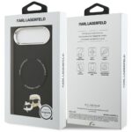 Karl Lagerfeld Karl & Choupette Pins MagSafe Case for iPhone Air Black - imagine 8