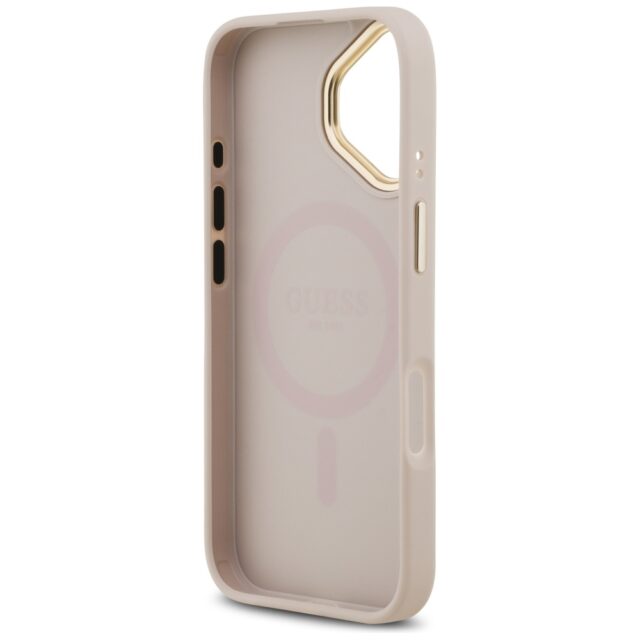 Case Guess 4G PU Classic Logo MagSafe for iPhone 17 pink - imagine 7