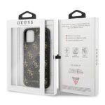 Guess GUHCN614GGPBK iPhone 11 6,1"/ Xr black hard case 4G Double Layer Glitter - imagine 7