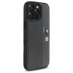 BMW BMHCP16L23PUPVA iPhone 16 Pro 6.3" anthracite hardcase M Perforated Tricolor Detail Line - imagine 4