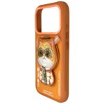 Etui Nimmy Cool&Cute 2.0 Cat do iPhone    17 Pro z magnetyczną zawieszką pomarańczowy - imagine 3