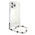 Guess GUHCP13LKPSWH iPhone 13 Pro / 13 6,1" Transparent hardcase White Pearl - imagine 4