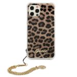 Guess GUHCP12LKSLEO iPhone 12 Pro Max 6,7" Leopard hardcase Gold Chain - imagine 3