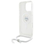 Karl Lagerfeld KLHMP16XHCCHNT iPhone 16 Pro Max 6.9" hardcase transparent IML Choupette Head & Cord - imagine 6