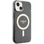 Guess GUHMP14MHCMCGK iPhone 14 Plus / 15 Plus 6.7" black hardcase Glitter Gold MagSafe - imagine 4