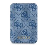 Guess Induction Powerbank 15WGUPB5FP4EMGB 5000mAh blue 4G Leather Metal Logo MagSafe