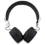 Guess Over-Ear Bluetooth Headphones ENC GUBH70PGTSPSK black Grained Classic Round Shape - imagine 3