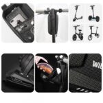 WILDMAN LES8 Plus scooter case/holder frame bag black - imagine 7