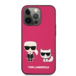 Karl Lagerfeld KLHCP13XPCUSKCP iPhone13 Pro Max 6,7" fuchsia hardcase Ikonik Karl & Choupette - imagine 3
