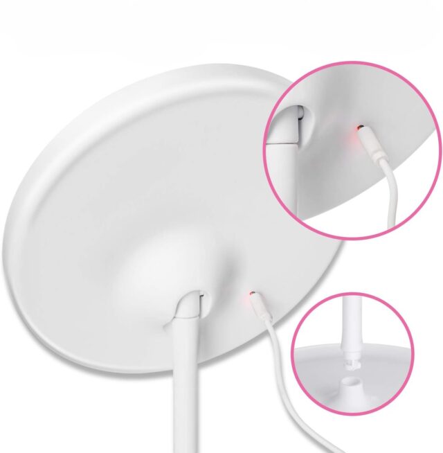 Extralink Lifestyle | Cosmetic mirror | LED backlight, white - imagine 2