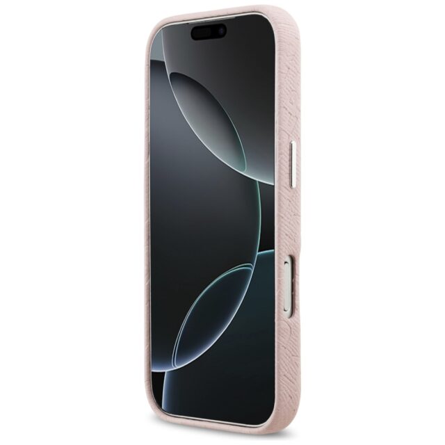 Karl Lagerfeld FW Stamped Karl MagSafe Case for iPhone 17 Pro Pink - imagine 5