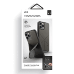 UNIQ Transforma Case iPhone 12 Pro Max 6,5" charcoal grey - imagine 7