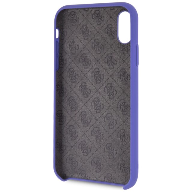 Guess GUHCI61LSGLUV iPhone Xr purple hard case Silicone - imagine 4