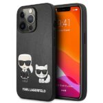 Karl Lagerfeld KLHCP13XPCUSKCBK iPhone 13 Pro Max 6,7" black hardcase Ikonik Karl & Choupette